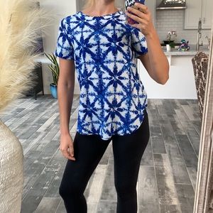 Michael kors blue blouse S